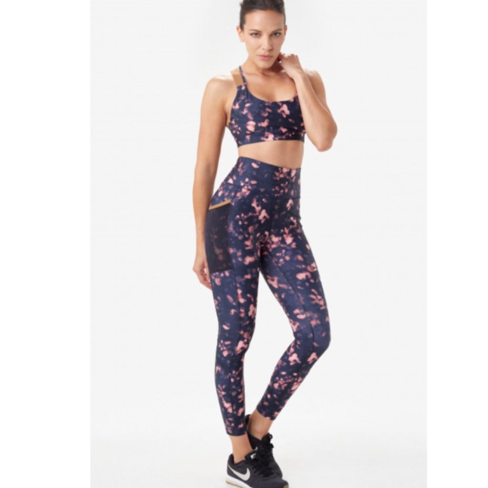 *Lole Burst Leggings - Sunstone Winter Garden